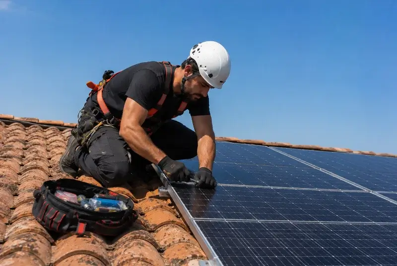 Maintenance et monitoring de panneaux solaires à Couiza